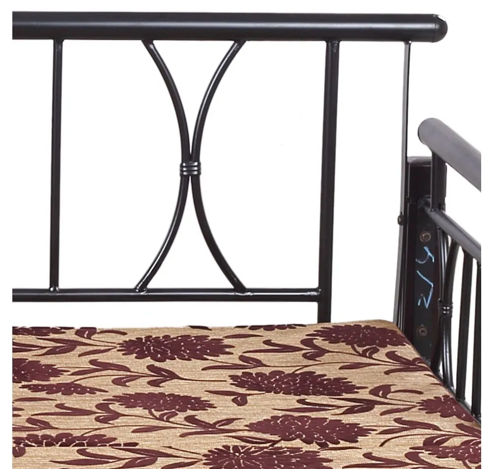 Nilkamal Flint Two Seater Sofa cum Bed (Black)