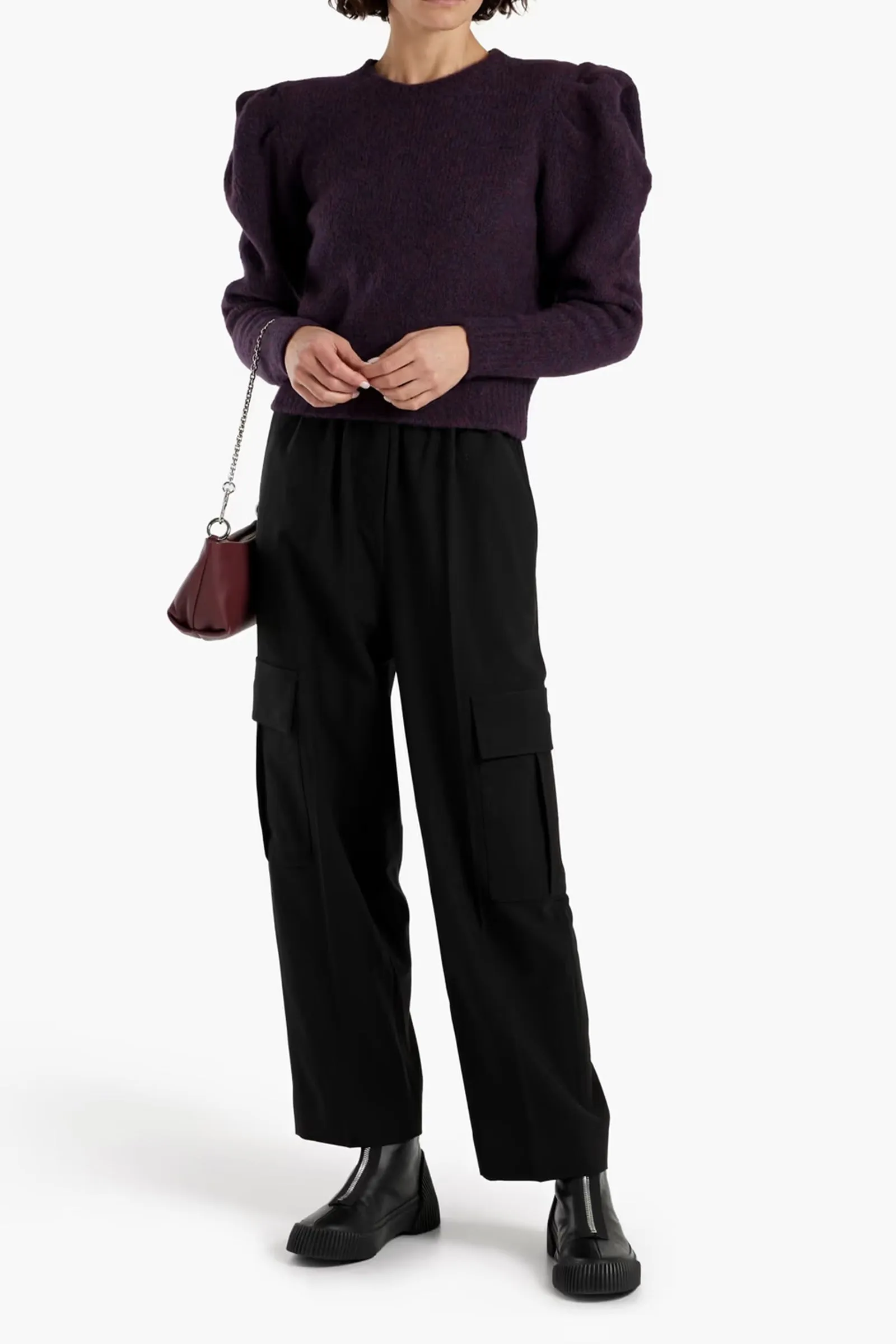 Omahya Brushed Wool-blend Sweater