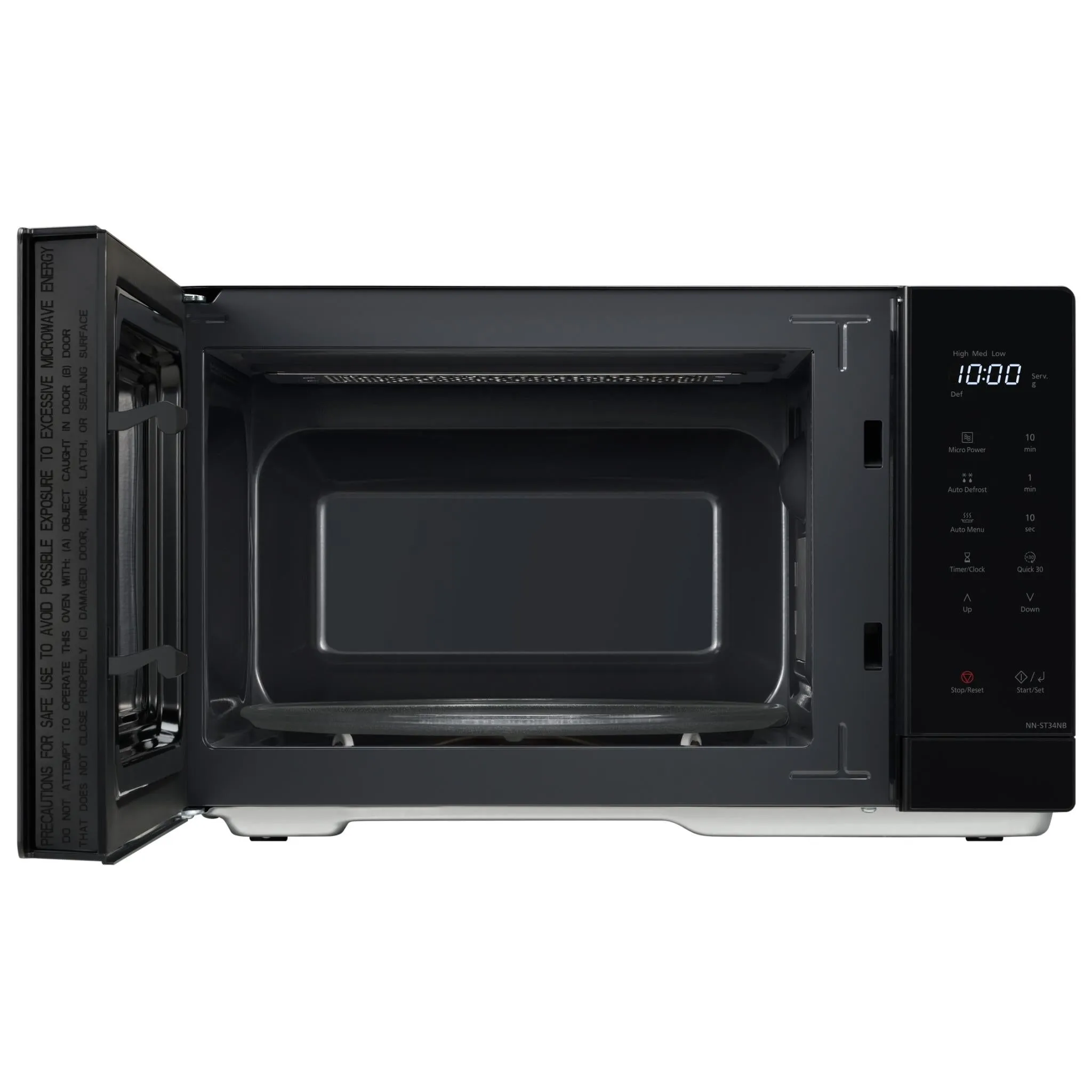 Panasonic NN-ST34NB 25L 900W Microwave Oven (Black)