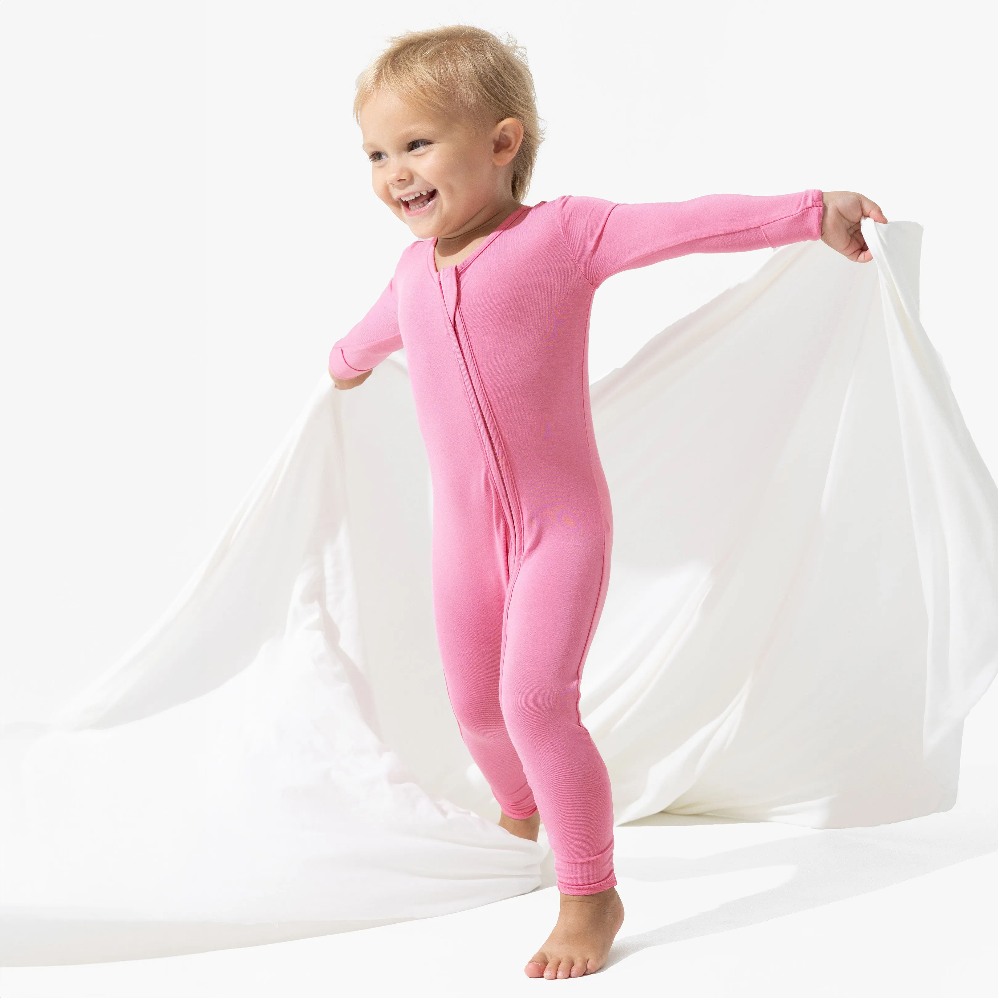 Pink Holiday Wonderland Bundle - Bamboo Convertible Footies