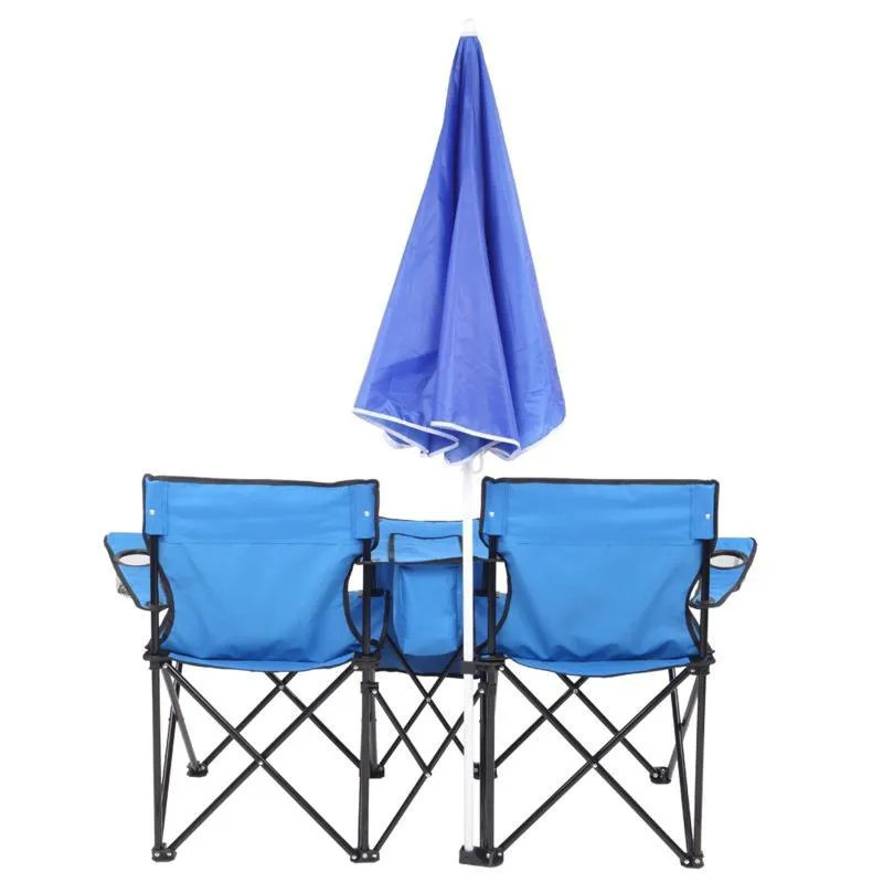 Portable Outdoor 2-Seat Folding Chair