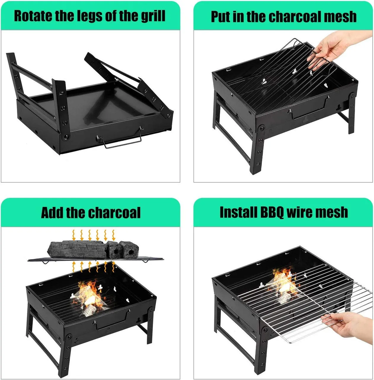 Portable Outdoor Bbq Grill F48-8-874