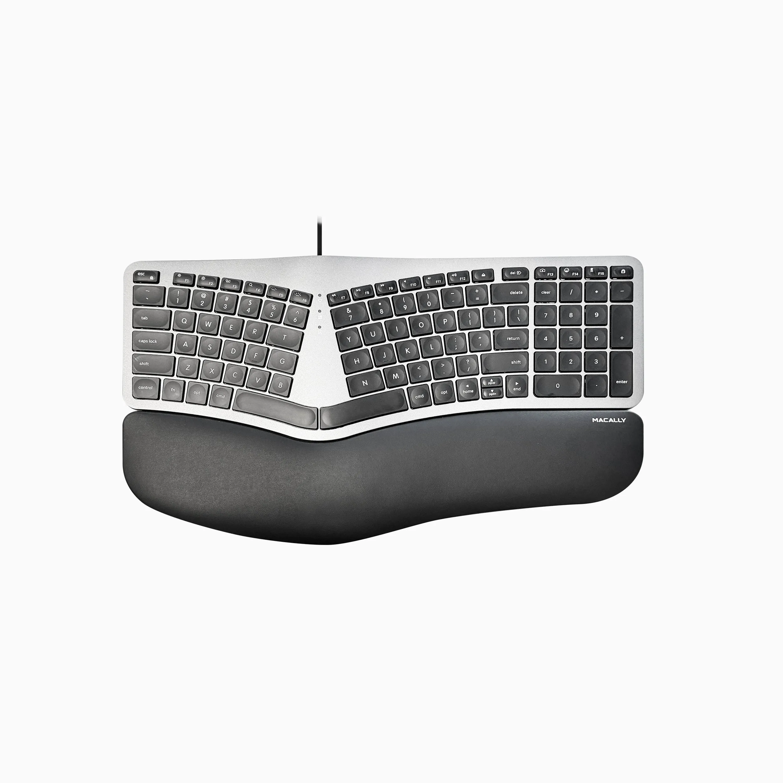 Premium Ergonomic Keyboard for Mac USB Devices | Backlit Keys & Split Layout