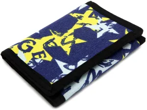 RFID Trifold Canvas Outdoor Sports Wallet for Kids - Front Pocket Wallet with Magic Sticker