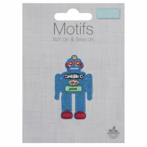 Robot - Iron -On & Sew-On Patch