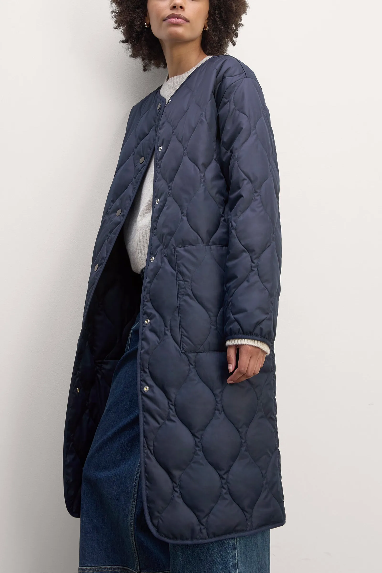 The Long Quilted Liner