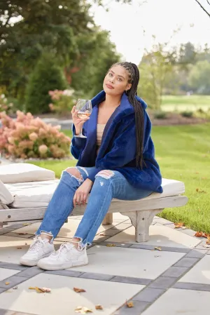 TS Luxe Marine Cardigan