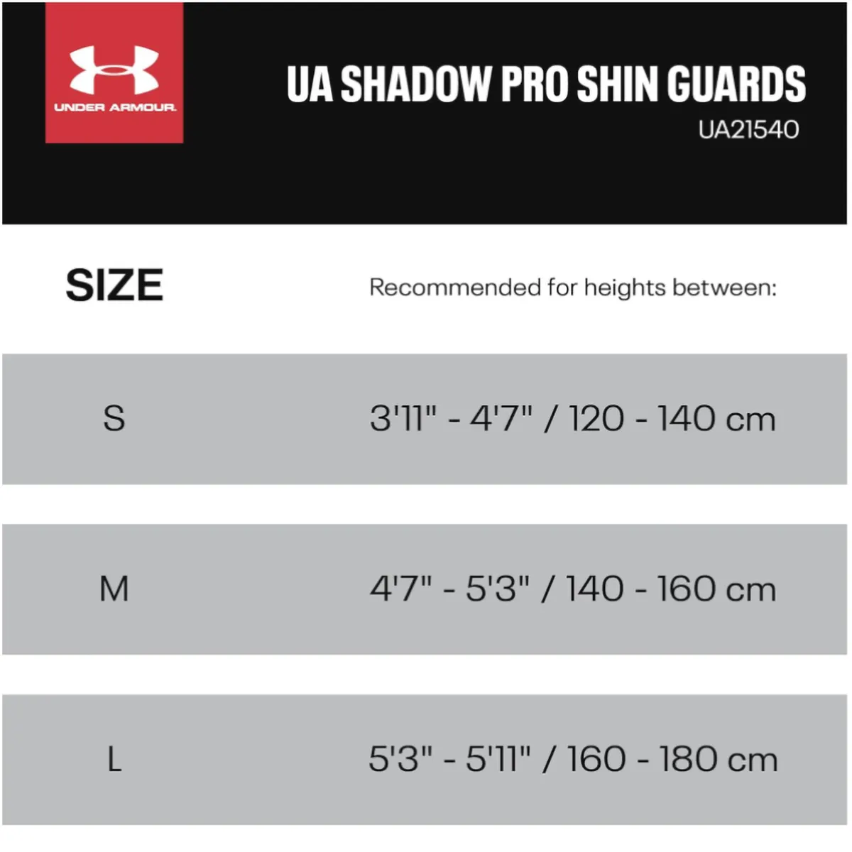 UA Shadow Pro Shin Guards