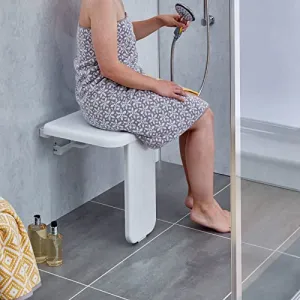 Wall Mounted Folding Shower Seat (660 LBS. Limit)