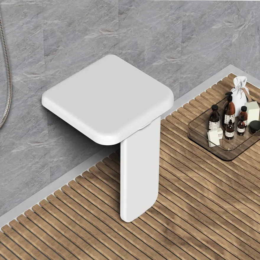 Wall Mounted Folding Shower Seat (660 LBS. Limit)