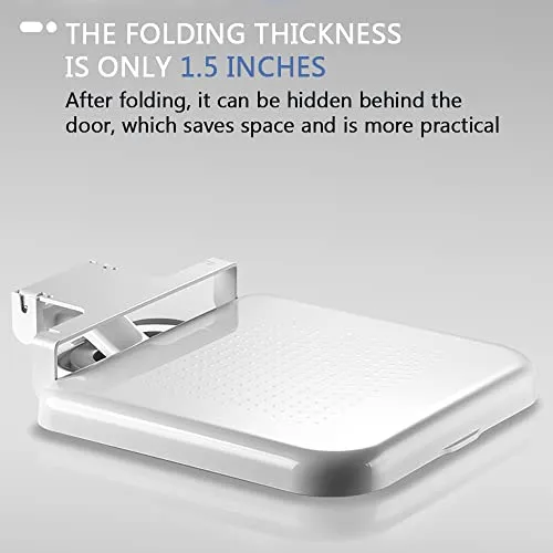 Wall Mounted Folding Shower Seat (660 LBS. Limit)