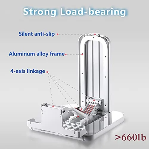 Wall Mounted Folding Shower Seat (660 LBS. Limit)