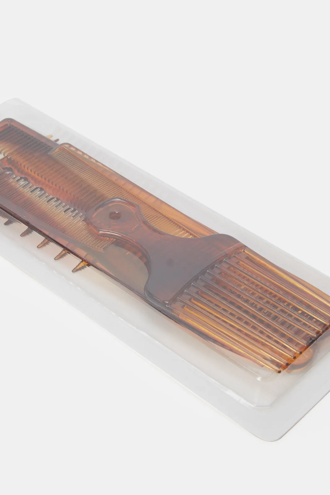 Women Brown Plain Comb Set (6 Piece)